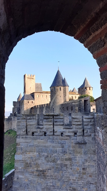 Visite des remparts. Carcassonne