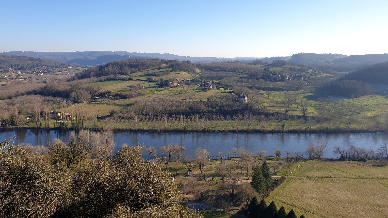 Les méandres de la Dordogne. Dordogne