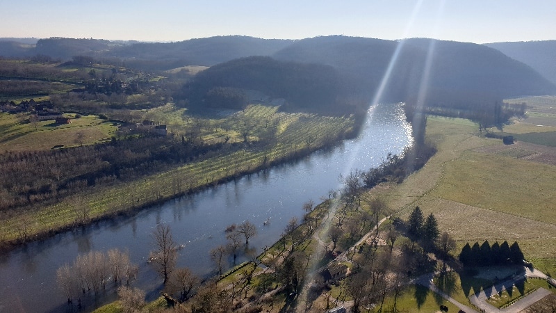 Les méandres de la Dordogne. Dordogne