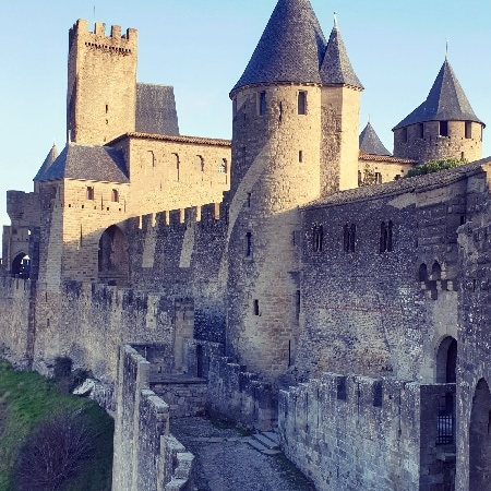 La porte de l'Aude. Carcassonne
