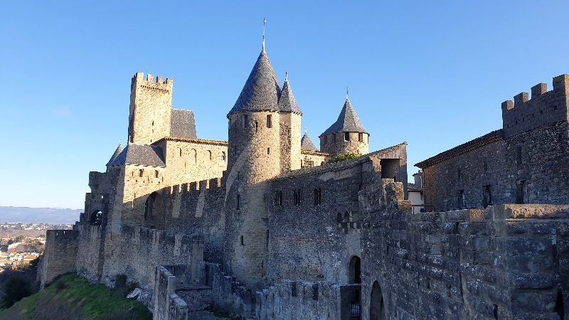 La porte de l'Aude. Carcassonne