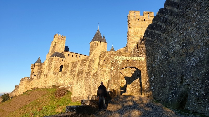 La porte de l'Aude. Carcassonne