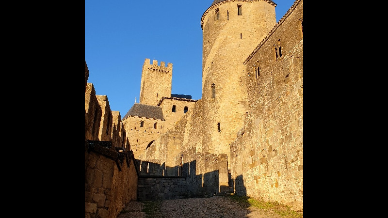 Les remparts de la Cité Médiévale. Carcassonne