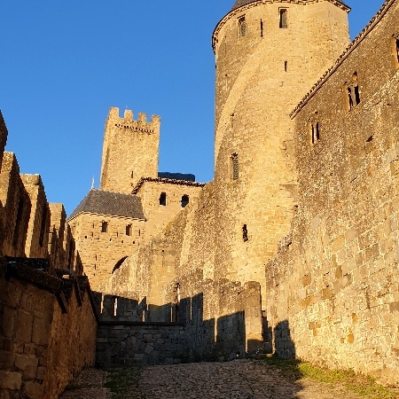Les remparts de la Cité Médiévale. Carcassonne