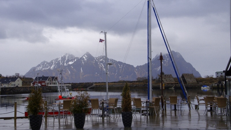 Sur le petit port de Svolvær. Svolvær
