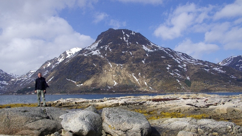 Paysages des Lofoten. îles Lofoten
