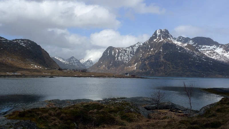 Paysages des Lofoten. îles Lofoten