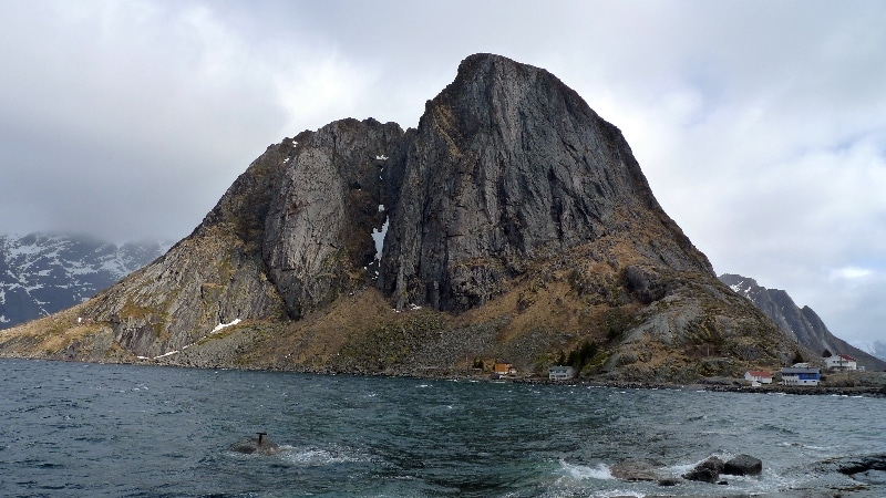 Relief granitique. îles Lofoten