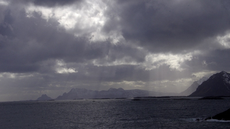 Un rayon de soleil ? îles Lofoten