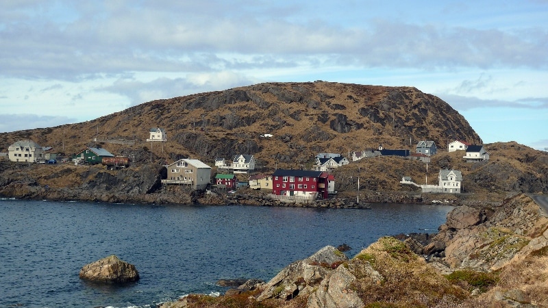 Nyksund sur l'ile de Langøya. îles Lofoten