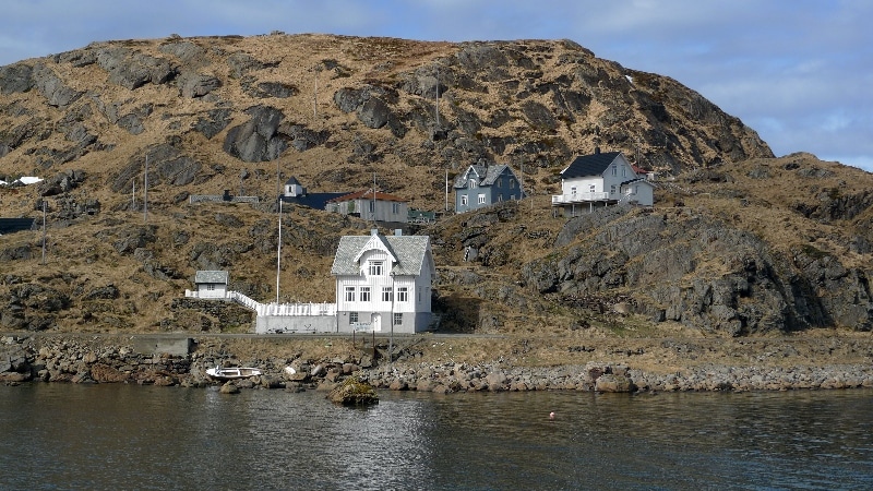 Nyksund sur l’île de Langøya. îles Lofoten