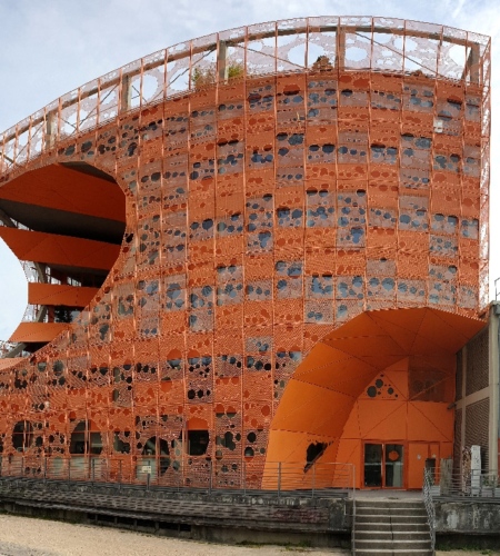Le Cube Orange siège de la société Cardinal. Lyon