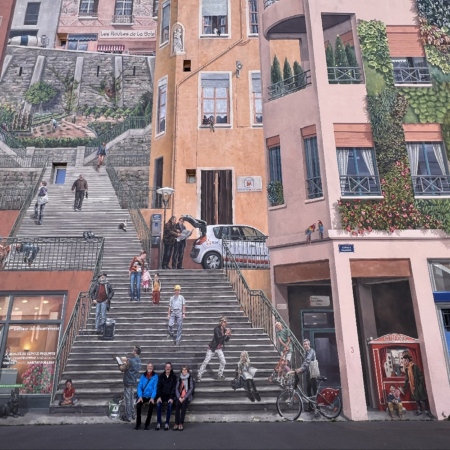 Le mur des canuts. Lyon
