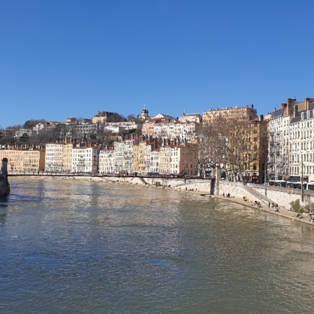 Les quais de Saône. Lyon