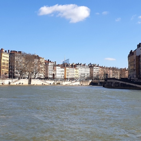 Les quais de Saône. Lyon
