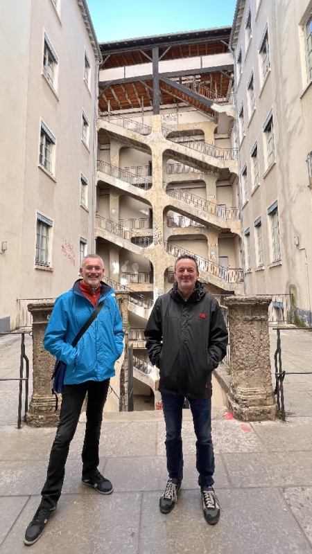 Traboules, cour des voraces. Lyon