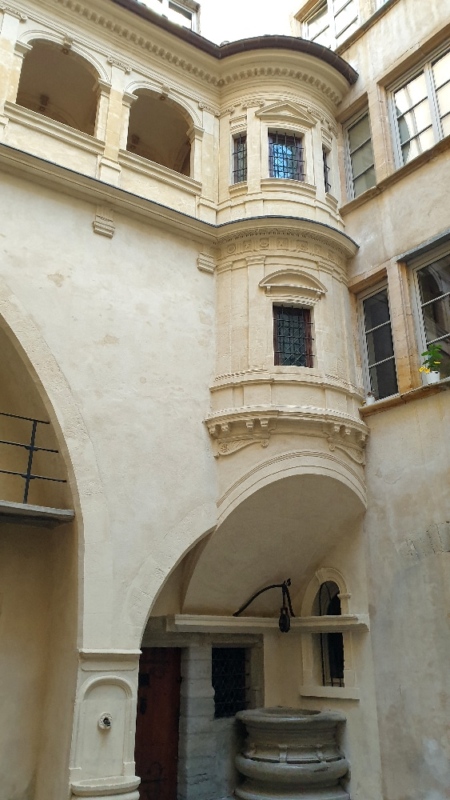 Les traboules du vieux Lyon. Lyon