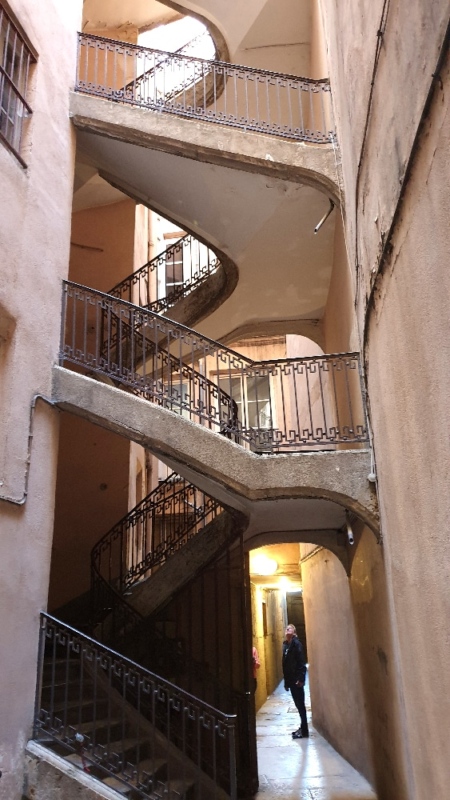 Les traboules du vieux Lyon. Lyon