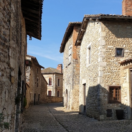 Ruelles de Pérouges. Pérouges