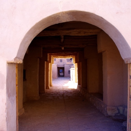L'entrée du Ksar. Aït Ben Haddou
