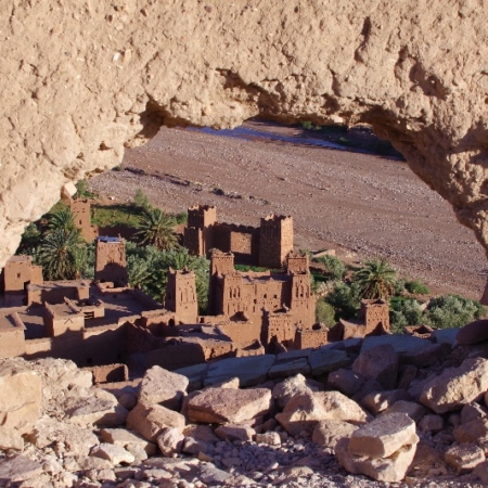 Lumière de fin du jour. Aït Ben Haddou