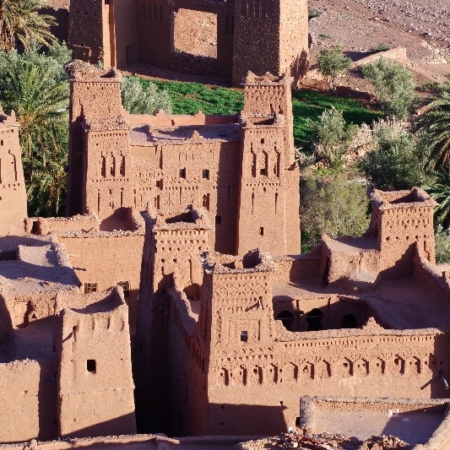 Lumière de fin du jour. Aït Ben Haddou