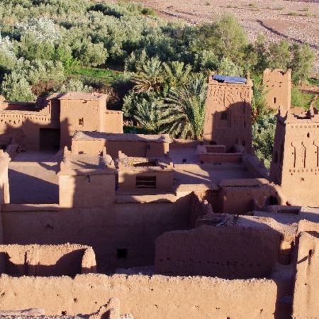 Détail des habitations. Aït Ben Haddou