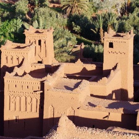 Détail des habitations. Aït Ben Haddou