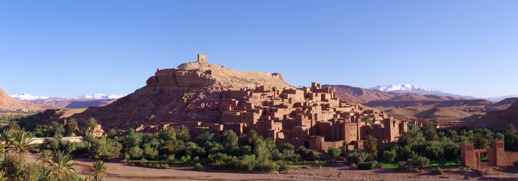 Aït Ben Haddou au matin. Aït Ben Haddou