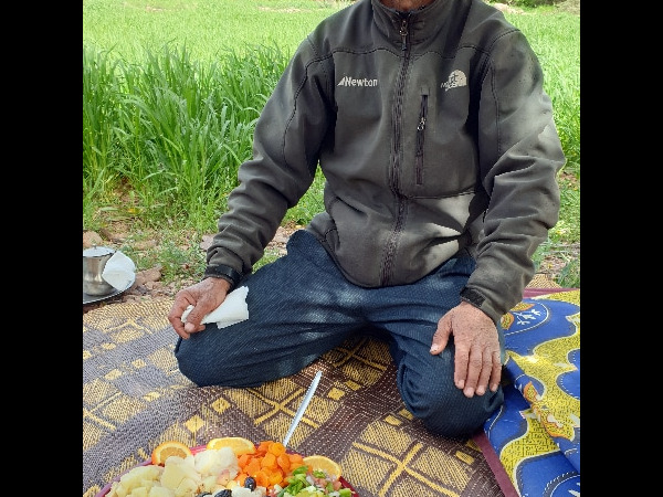 Trek dans le djebel Saghro, campement. Djebel Saghro