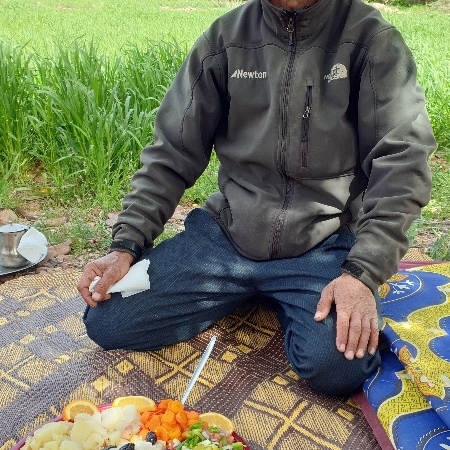 Trek dans le djebel Saghro, campement. Djebel Saghro