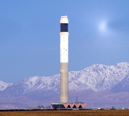 Le complexe solaire de Ouarzazate. Ouarzazate