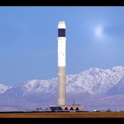 Le complexe solaire de Ouarzazate. Ouarzazate