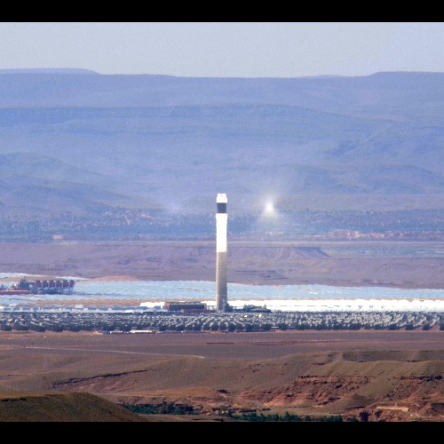 Le complexe solaire de Ouarzazate. Ouarzazate