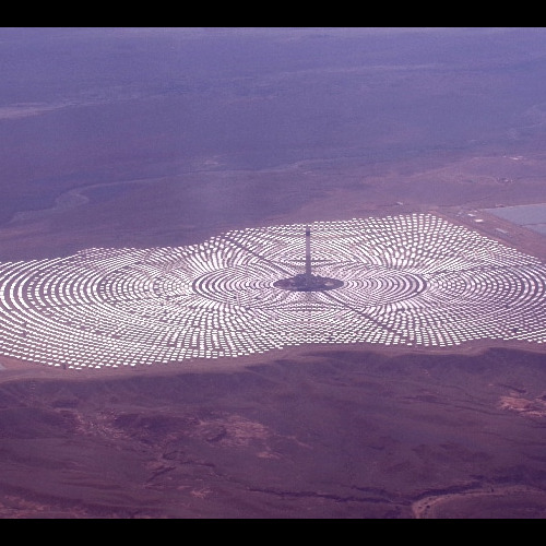 Photo prise lors du vol retour en survolant le site. Ouarzazate