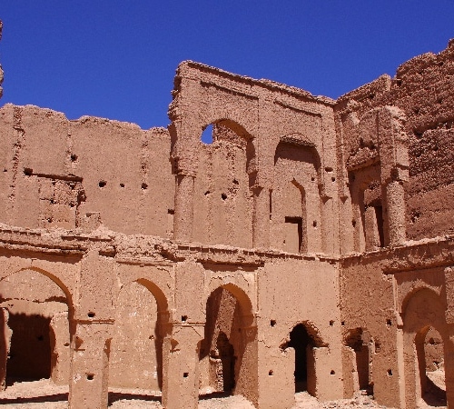 La Kasbah des Caïds construite dans les années 30. Vallée du Drâa