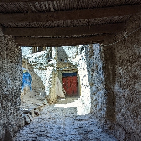 Les ruelles du Ksar El Faidha. Rissani