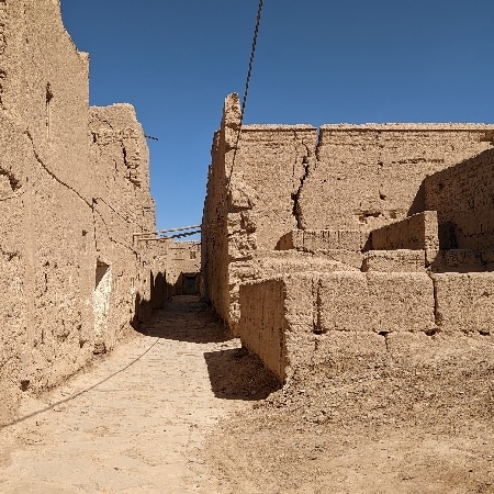 Les ruelles du Ksar El Faidha. Rissani