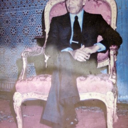 Le Roi Hassan II, père de Mohamed VI. Rissani
