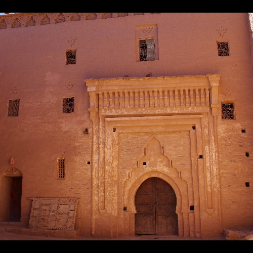 Ksar de Tamnougalt du XVIe siècle. Vallée du Drâa