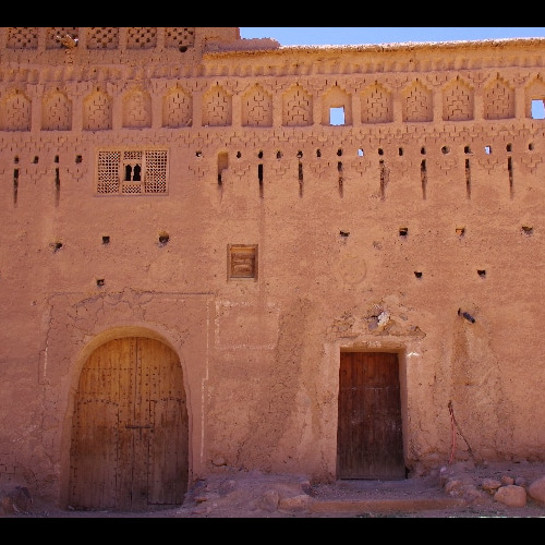 Ksar de Tamnougalt du XVIe siècle. Vallée du Drâa