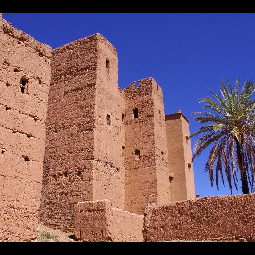 Ksar de Tamnougalt du XVIe siècle. Vallée du Drâa