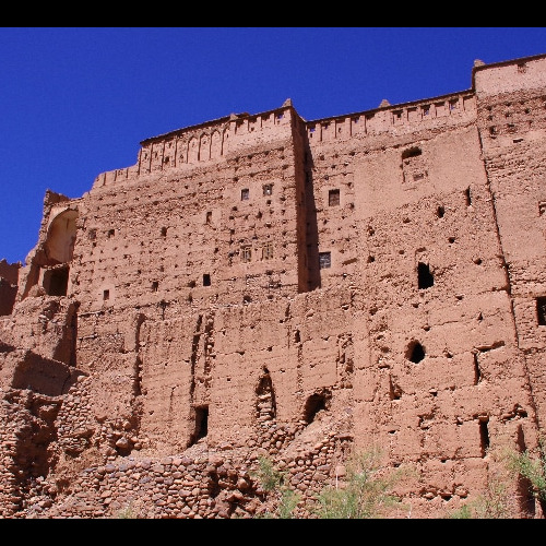 Ksar de Tamnougalt du XVIe siècle. Vallée du Drâa
