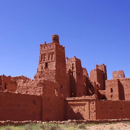 Vieille kasbah à Tamedakhte. Tamedakhte