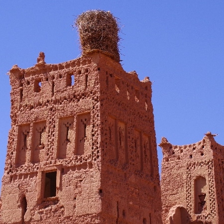 Vieille kasbah à Tamedakhte. Tamedakhte