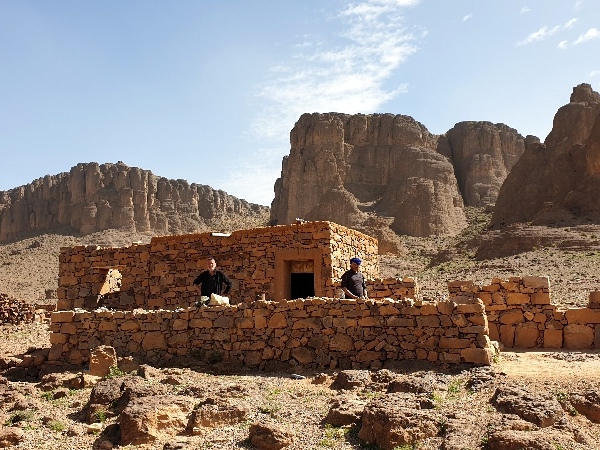 Camp de nomades. Djebel Saghro