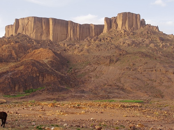 Notre premier campement à Igli. Djebel Saghro