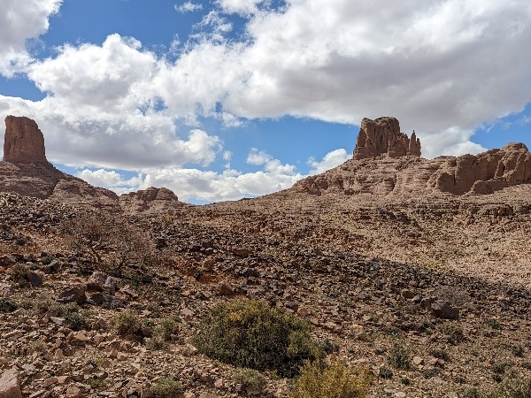 Nous redescendons vers notre point de départ. Djebel Saghro