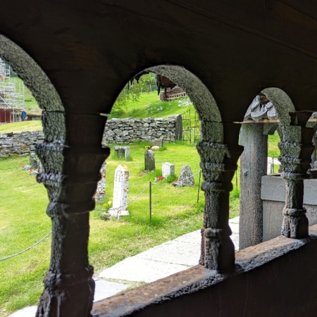 Eglise en bois Stavkirke de Borgund. Stavkirke de Borgund