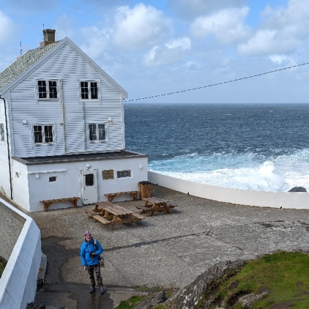 La pointe Est de la Norvège, Krakenus. Le phare. Krakenus fyr